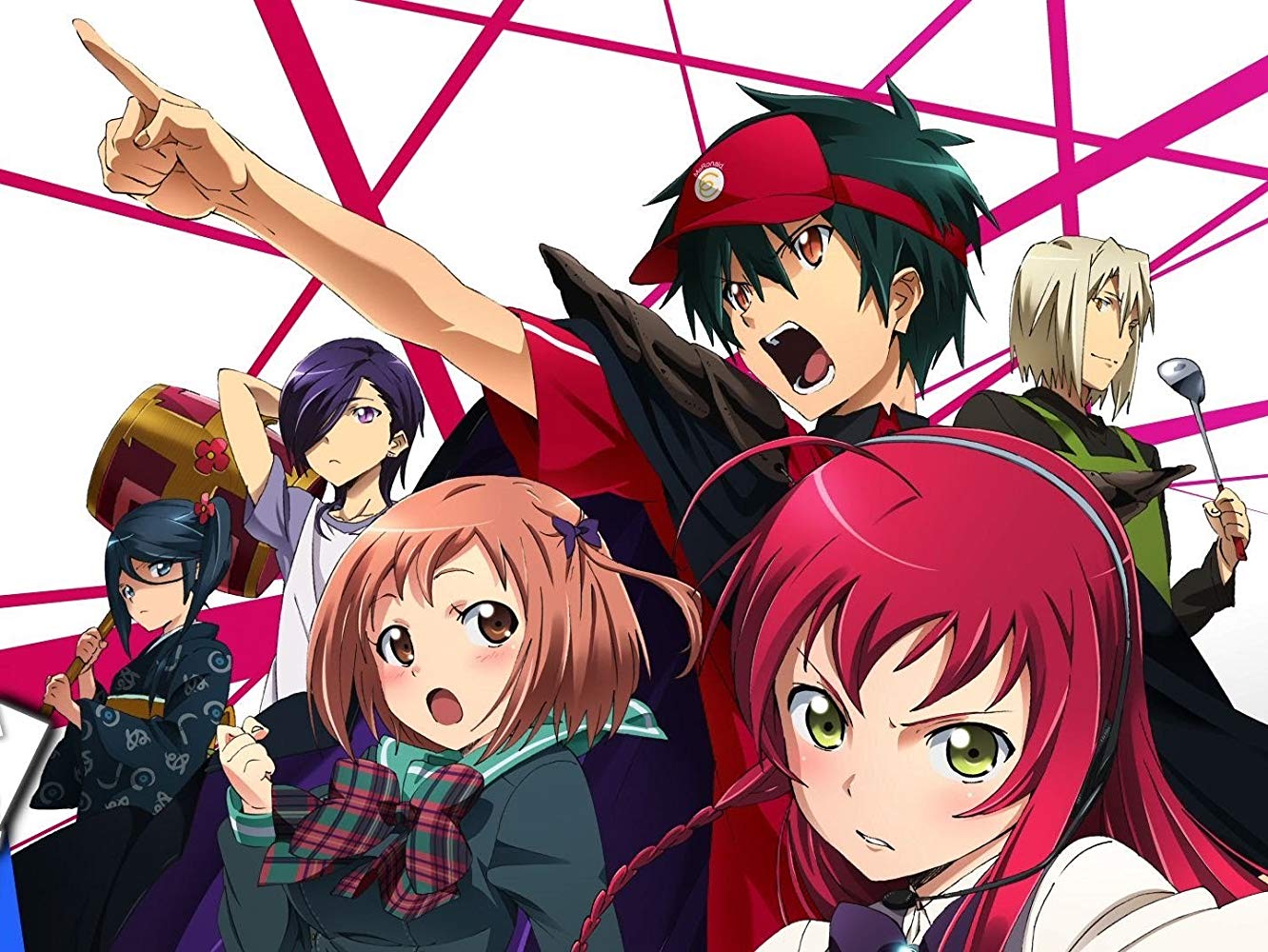 Tumsas valdnieks piestrādā. Hataraku Maou-sama 