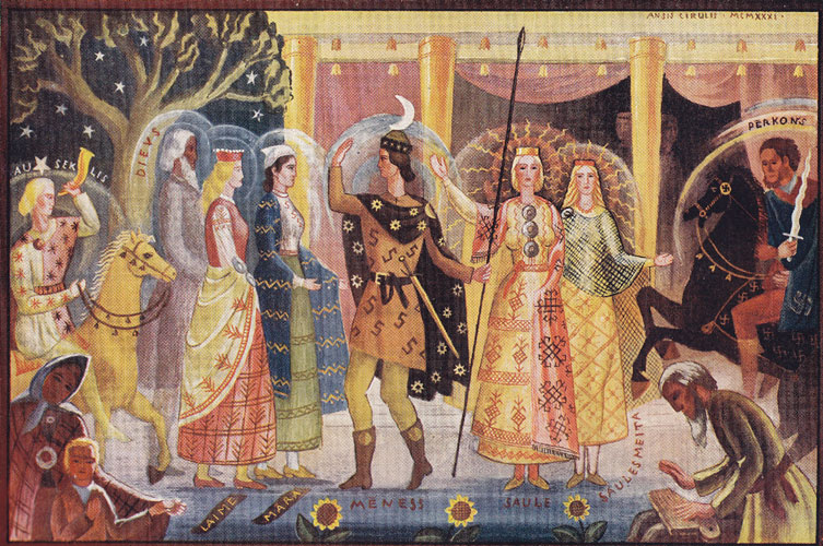 Janīna Kursīte. Latviešu dievības un gari