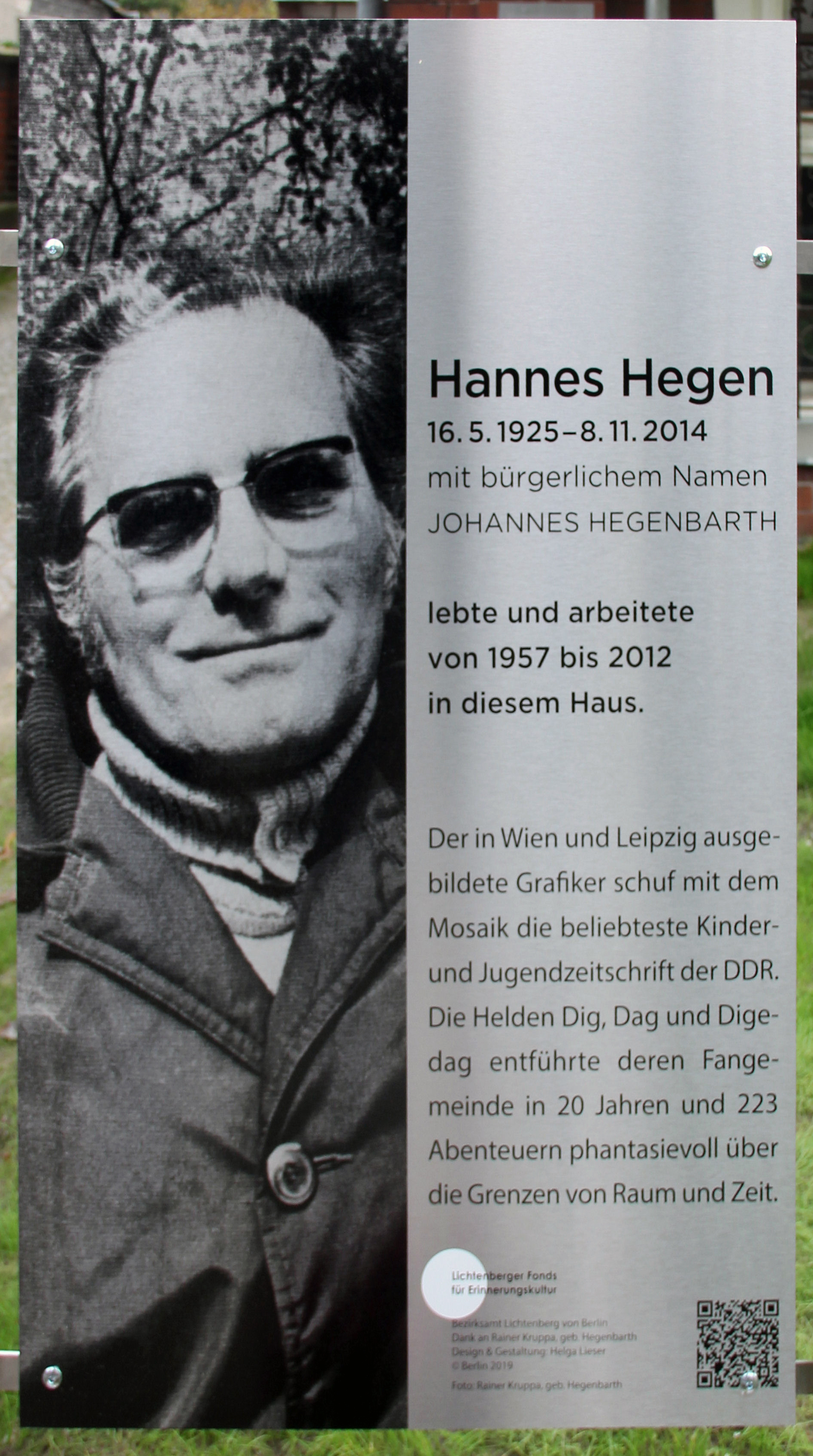 MOSAIC HANNES HEGEN THE DIGEDAGS 