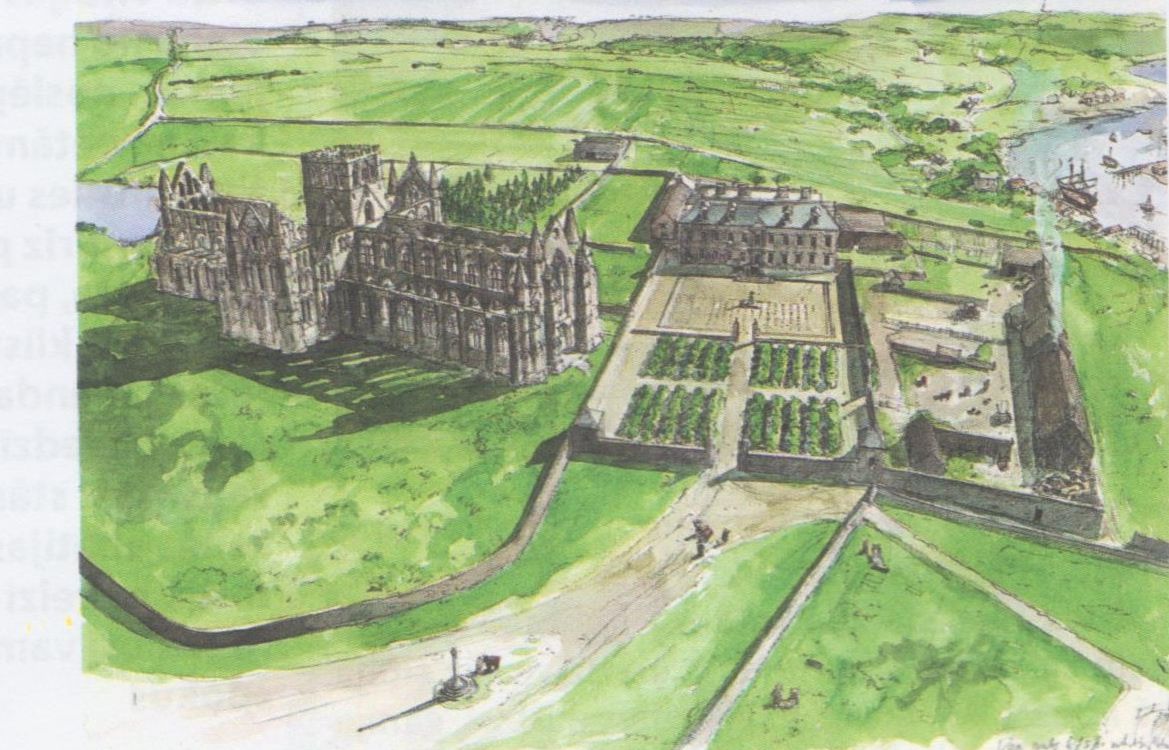 Akmens čūsku klosteris – Vitbijas abatija (Whitby Abbey)