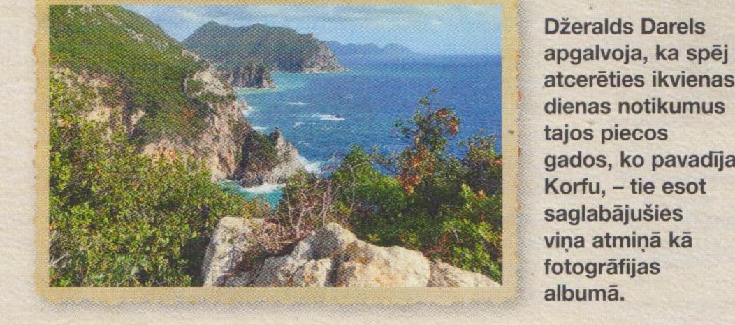 Darelu ģimenes smiekli un asaras