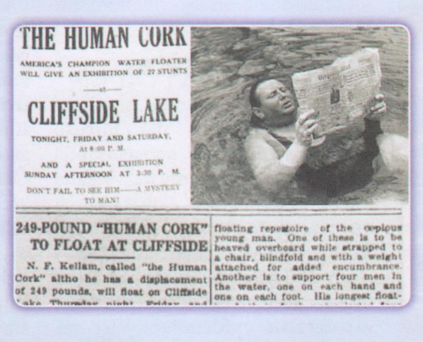 Vīrs-korķis, kurš nevarēja noslīkt